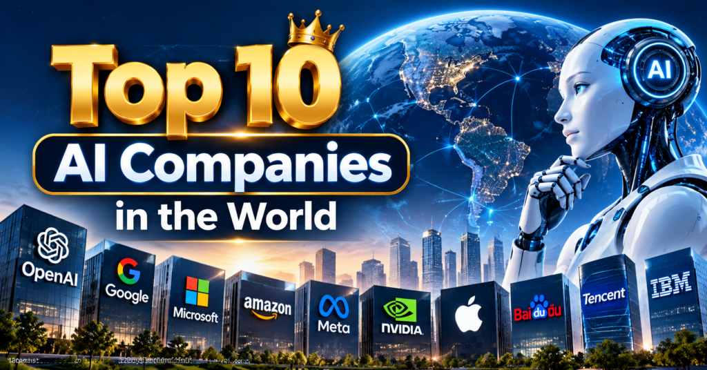 Top 10 AI Companies in the World